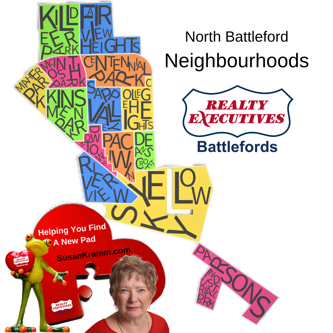North Battleford Neighbourhoods blue print map